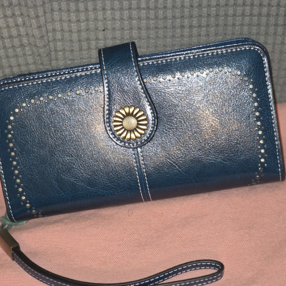 Elegant Sendefen Teal Women's Clutch Wallet